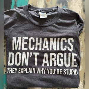 Port and Company Dark Gray Mechanics Tee